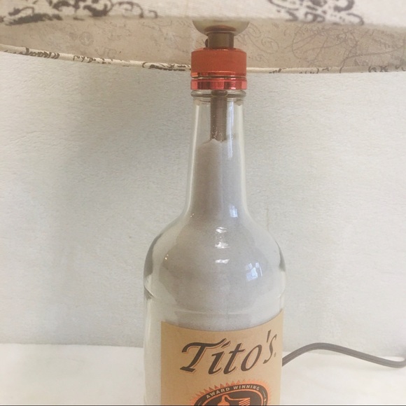 Custom Tito’s bottle lamp with Gulf Coast sand - Picture 6 of 6